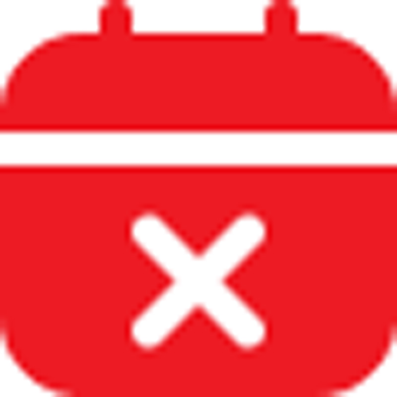 Trip cancellation icon