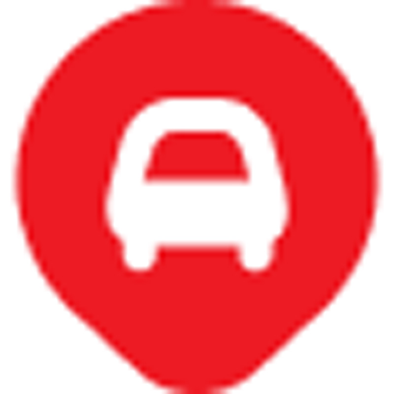 Car service pickup location icon